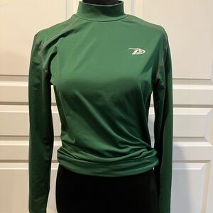 Green workout shirt